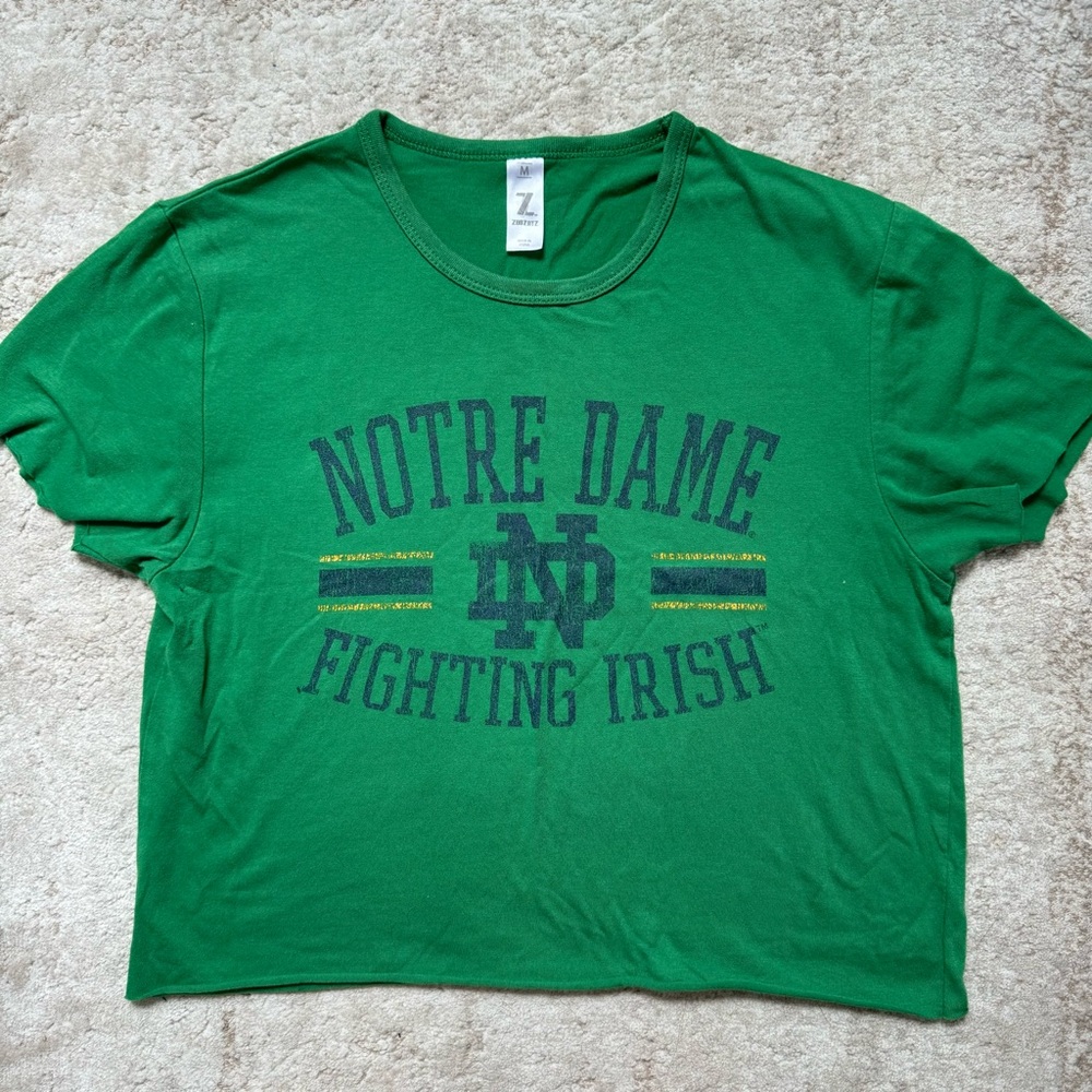 Notre Dame Fighting Irish Cropped T-Shirt